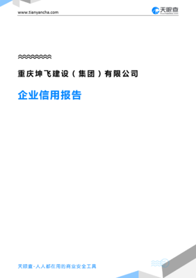 重庆坤飞建设(集团)有限公司企业信用报告
